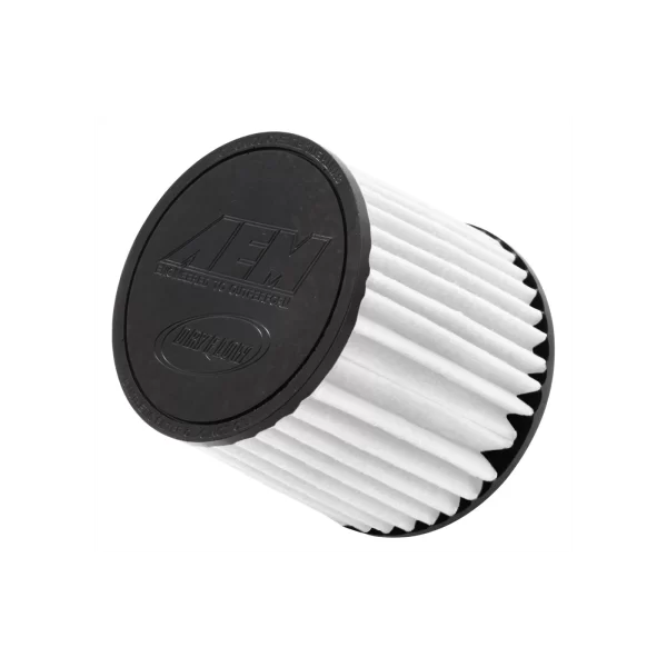 AEM 80mm Cone Filter In White for Vauxhall Astra MK5 VXR